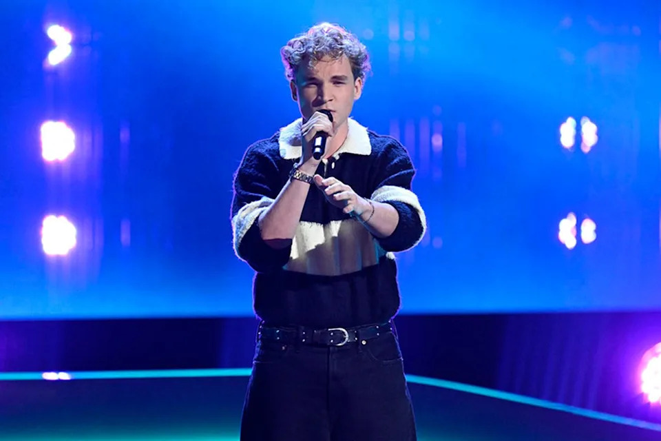 Griffin Nagel/NBC Aiden Ross on 'The Voice'