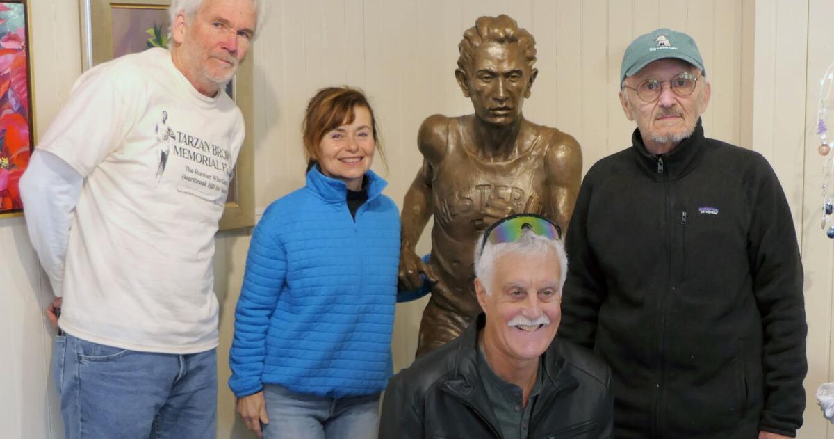 Bronze statue of running legend Tarzan Brown arrives safely to its winter home | Daily-news-alerts