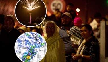 New Year’s Day weather: Heavy morning rain for centre of New Zealand; Auckland, Southland set for nice days