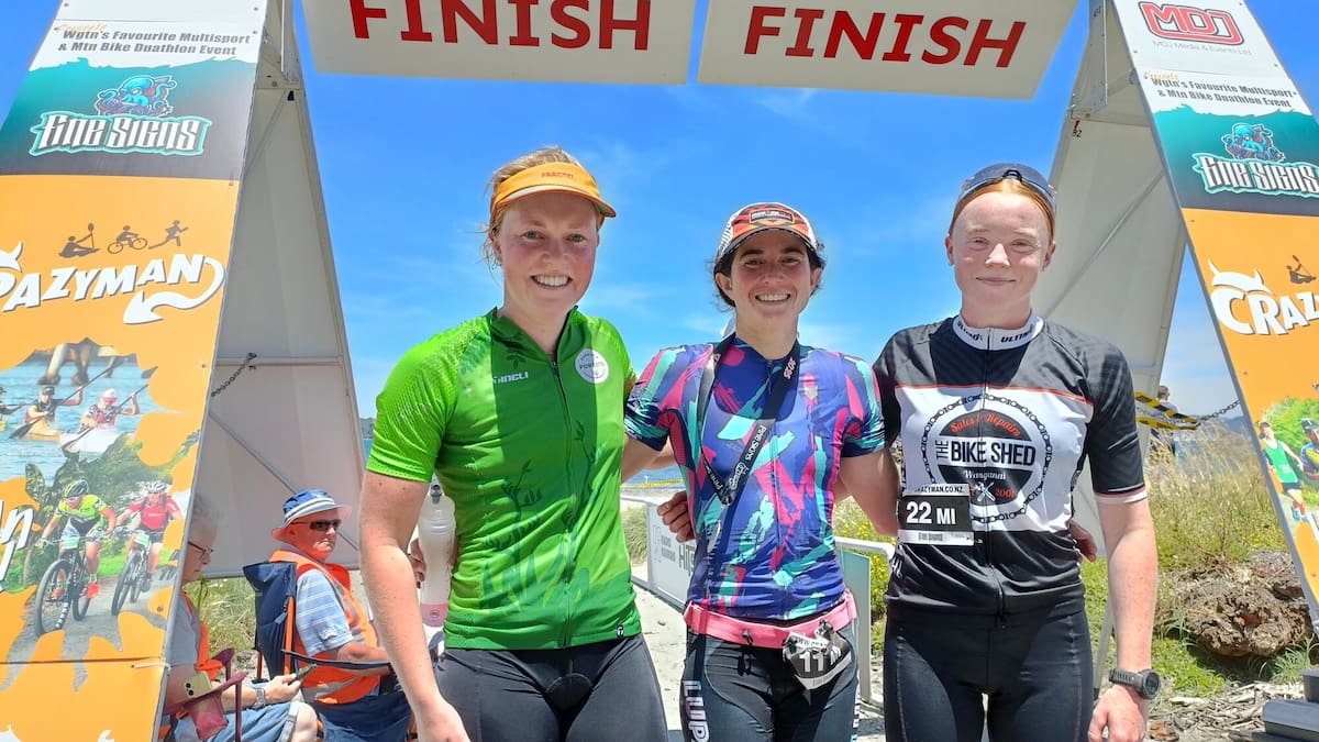 Whanganui teen Zoe Anderson becomes youngest solo woman to finish Crazyman multisport race