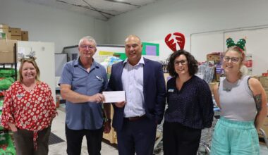 Christmas Appeal: Port of Tauranga donates $20,000 to Tauranga Community Foodbank
