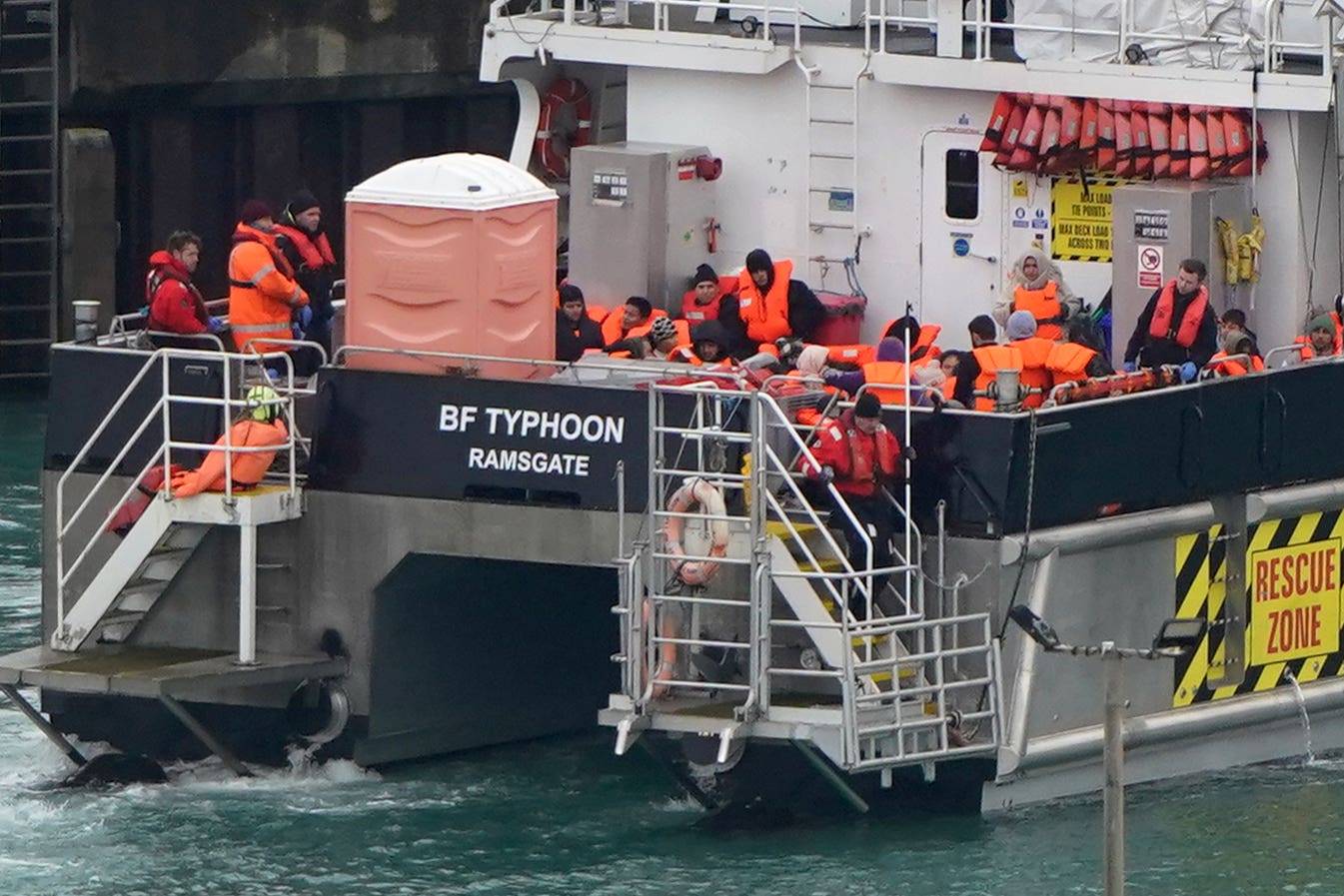 The total number of Channel crossings for 2025 now stands at 41,455 people