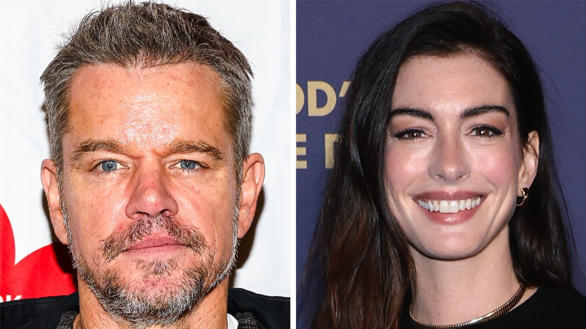Matt Damon and Anne Hathaway tease romance
