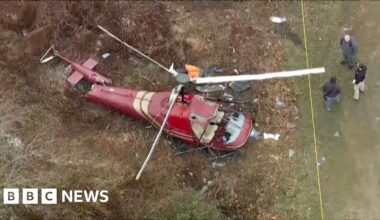 Two pilots killed after mid-air helicopter collision in New Jersey