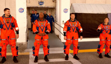 Astronauts Suit Up for Their Journey to the Moon