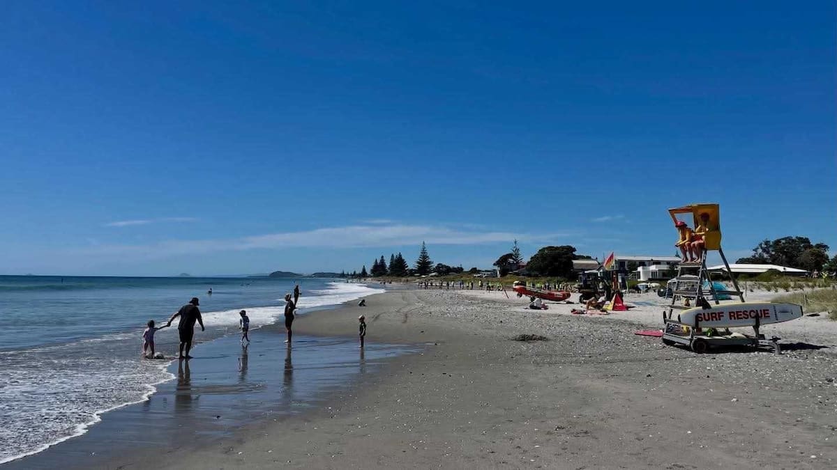 Five rescued at Waihī Beach after evening rip catches swimmers off-guard