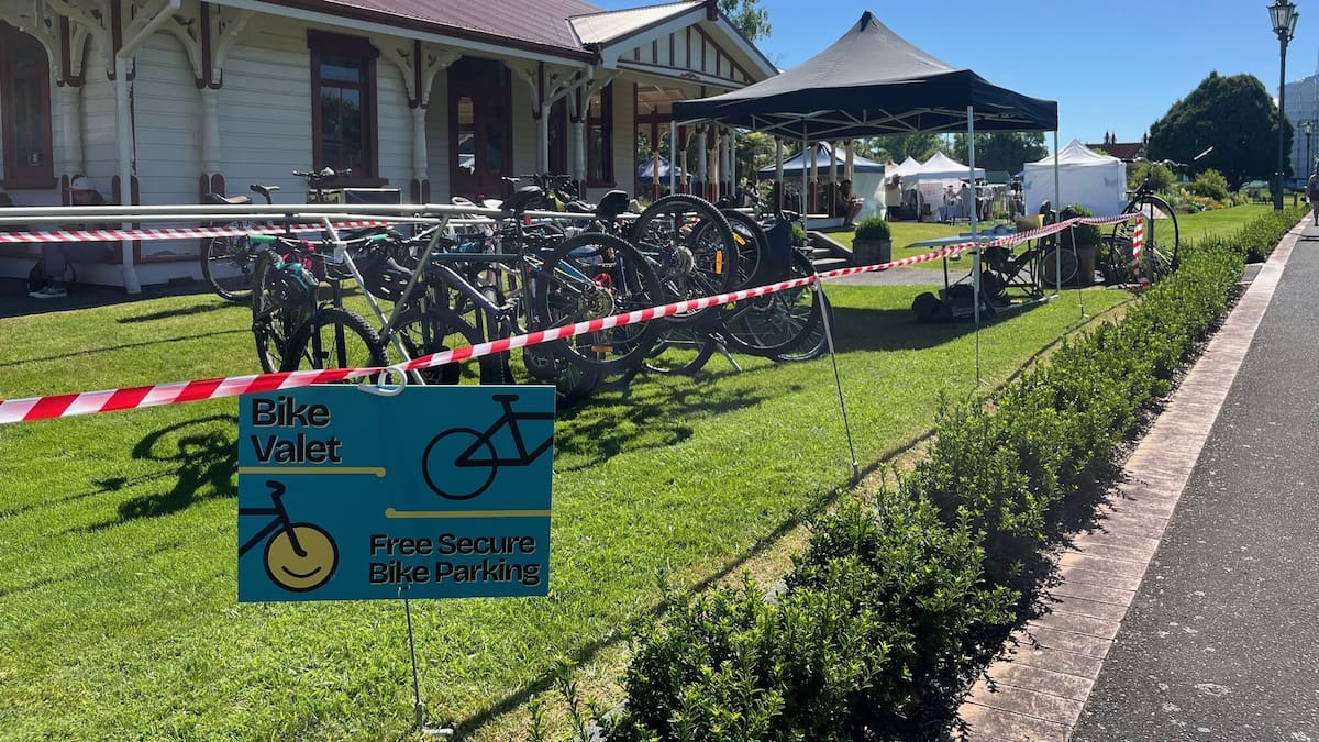 Bike Rotorua launches secure bike valet parking to cut car trips