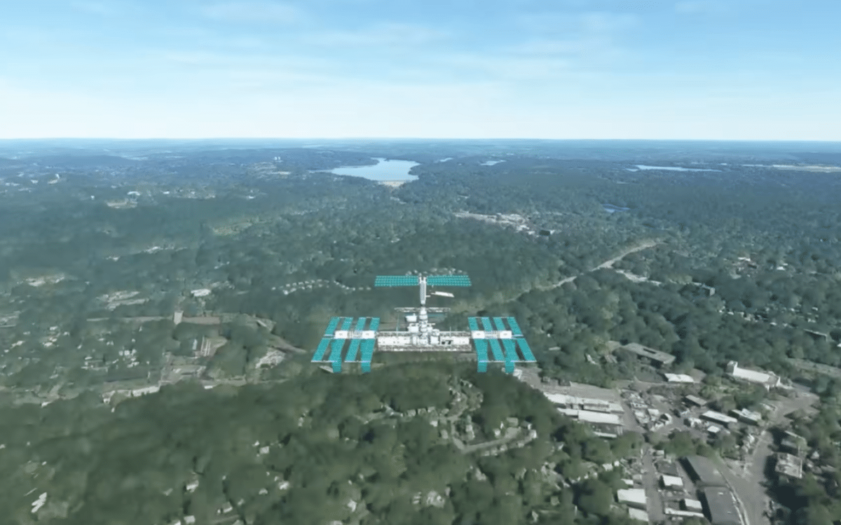 Unbelievable simulation showing the speed of the International Space Station leaves people stunned