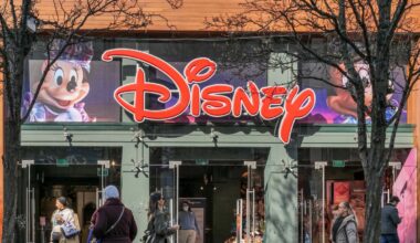 exterior of Disney store