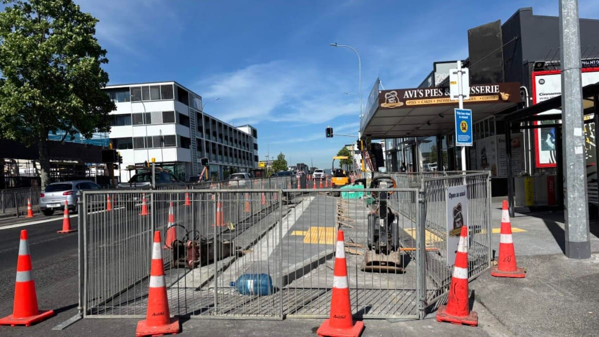 Businesses on busy road suffering as shops barricaded by roadworks for a year