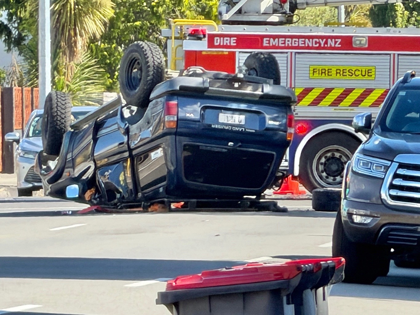 Serious crash in central Christchurch