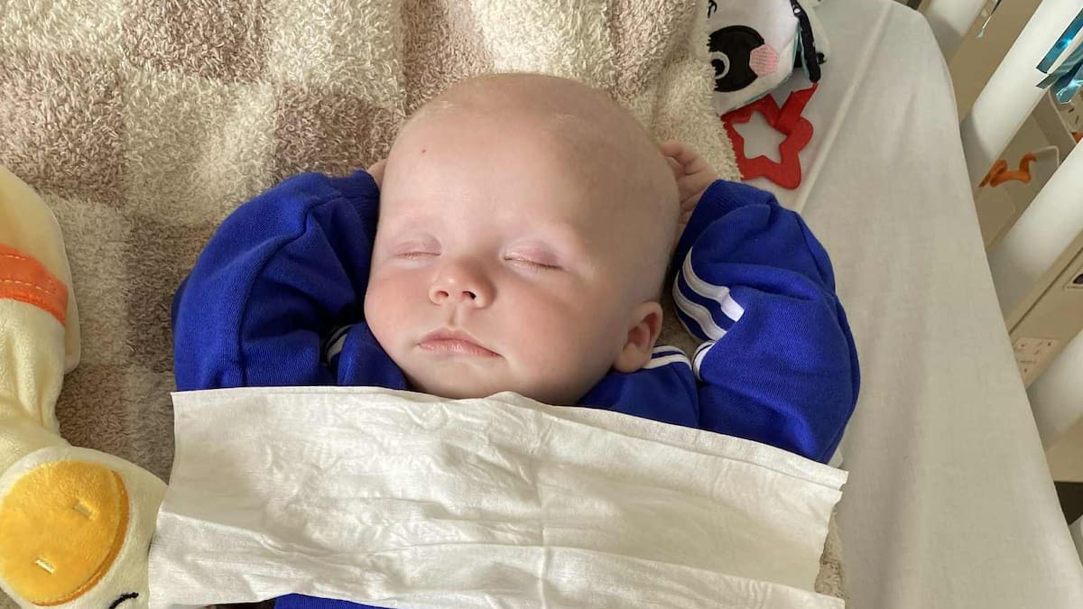 Baby to undergo stronger chemo after rare brain tumour got bigger after first round