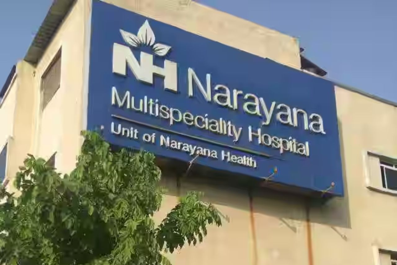 Why is Narayana Hrudayalaya stock under pressure?
