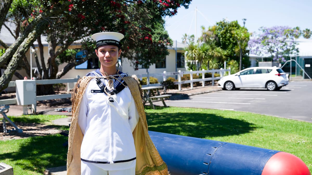 Far North woman part of something bigger after joining NZ Navy