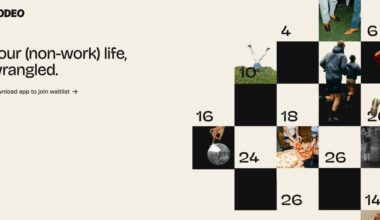 Rodeo is an app for making plans with friends you already have