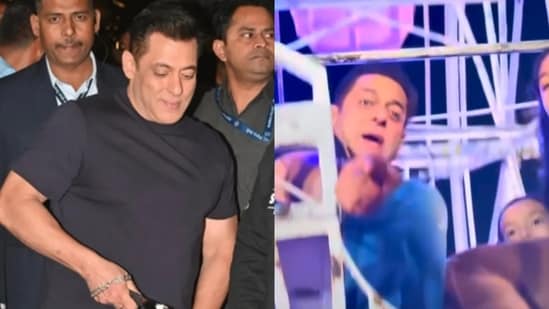 A glimpse of Salman Khan's goofy moments at his 60th birthday bash.