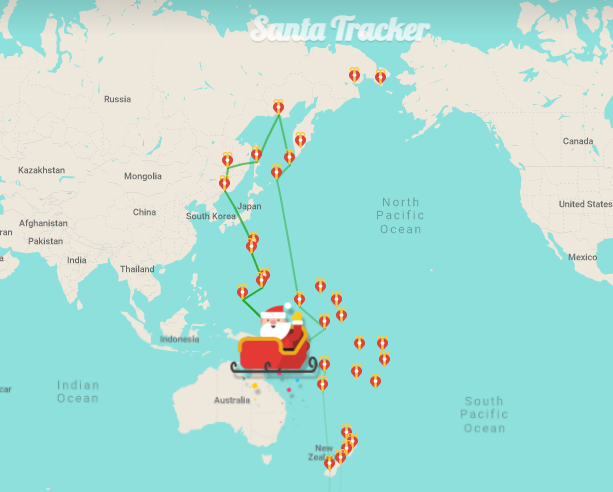 Santa’s journey around the world underway, and you can track it live - Highland Radio