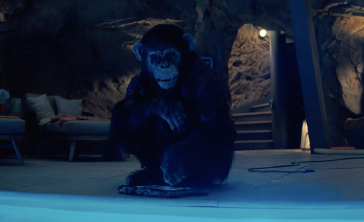 Watch a Tense 'Primate' Scene With a Very Angry Chimpanzee!