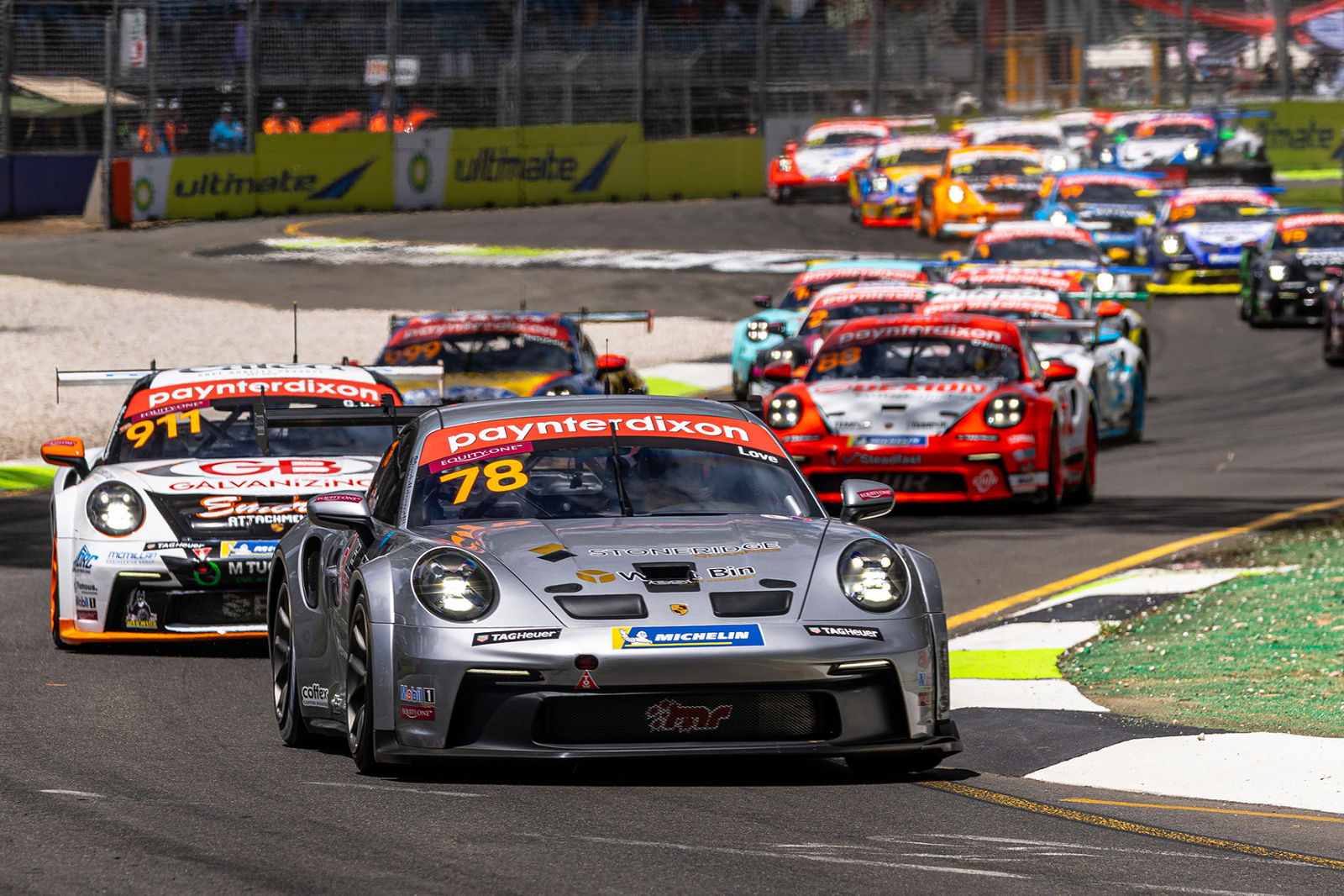 Aaron Love joined Porsche Carrera Cup Australia team McElrea Racing at the 2025 Adelaide Grand Prix. 