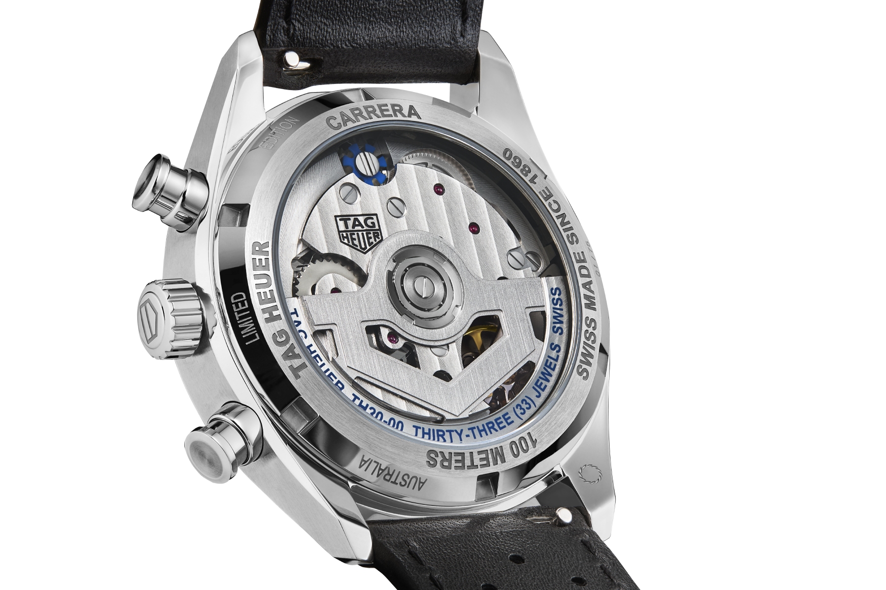 TAG Heuer Carrera Glassbox Australian Limited Edition caseback