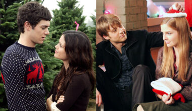 Adam Brody, Rachel Bilson and Benjamin McKenzie, Shannon Lucio in The OC Chrismukkah episodes
