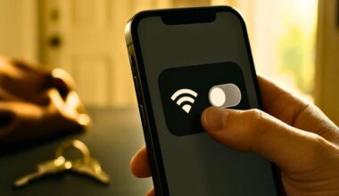 Turning Off Phone Wi Fi Before Leaving Home