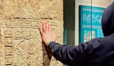 Bad Bunny slammed online for touching ancient Mayan monument in Mexico museum