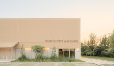 Renovation and extension of the Marie Paradis sports complex / bureau faceB + LFA