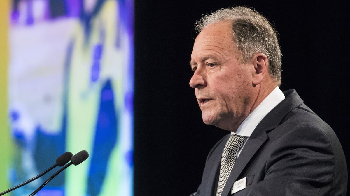 Scammed: Sir Ralph Norris’ image used by scammers in fake shares schemes