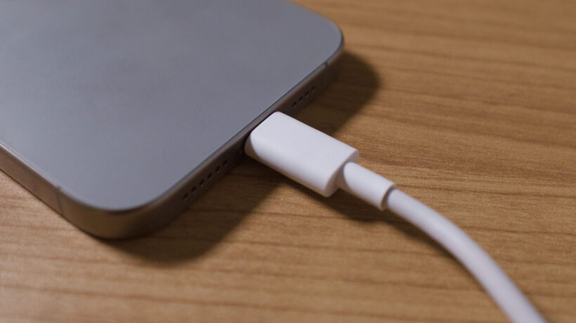 iPhone 15 Pro Max back and USB-C