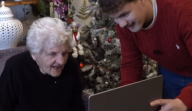 Robbie Williams surprises 94-year-old UK care home resident with Christmas video call