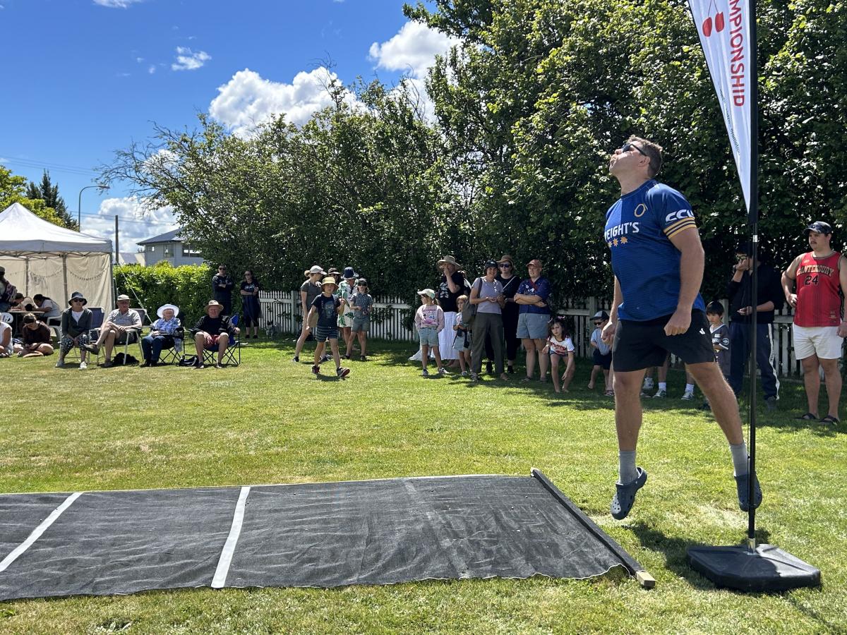 Cherry-pit spitting competition a cheery day out