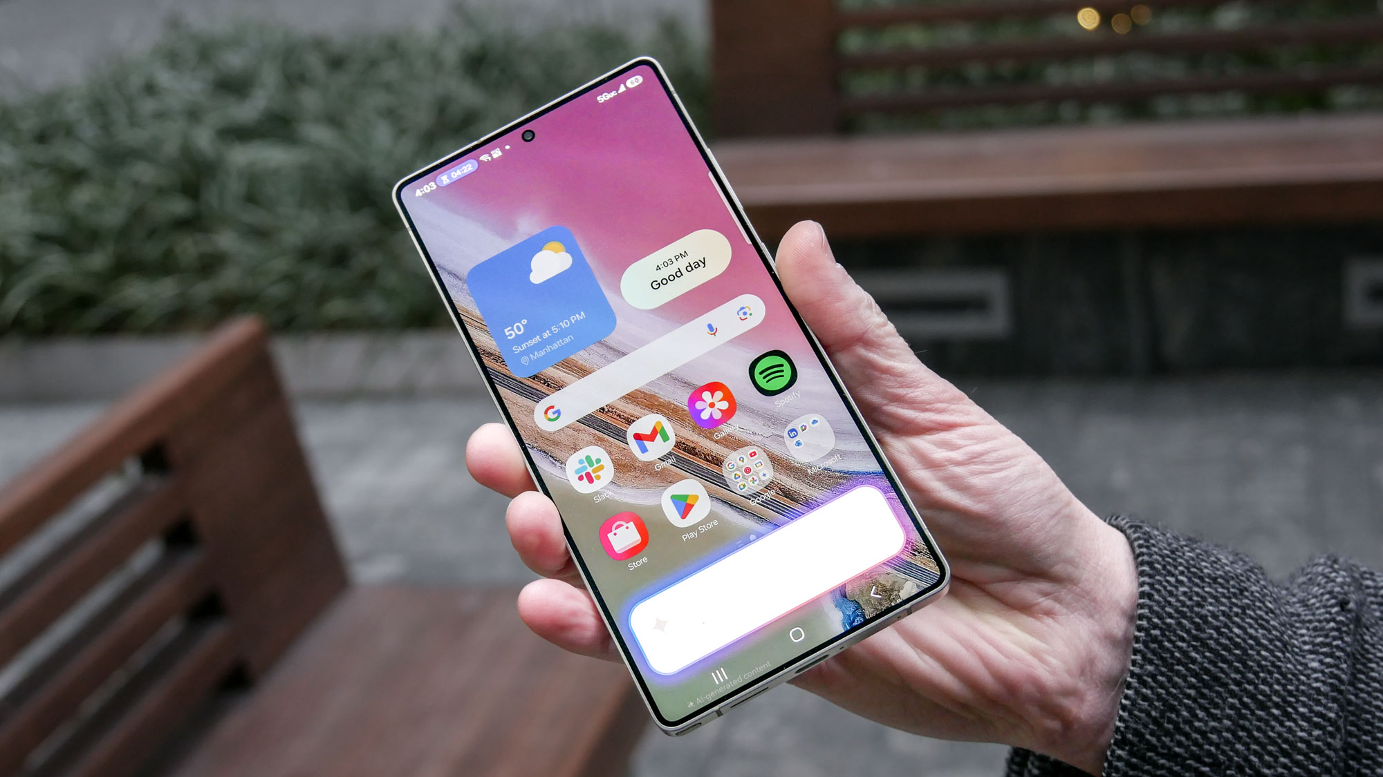 Gemini on the Galaxy S25 Ultra