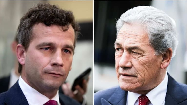 ACT leader David Seymour and NZ First leader Winston Peters.