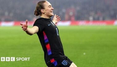 Lucia Kendall celebrates