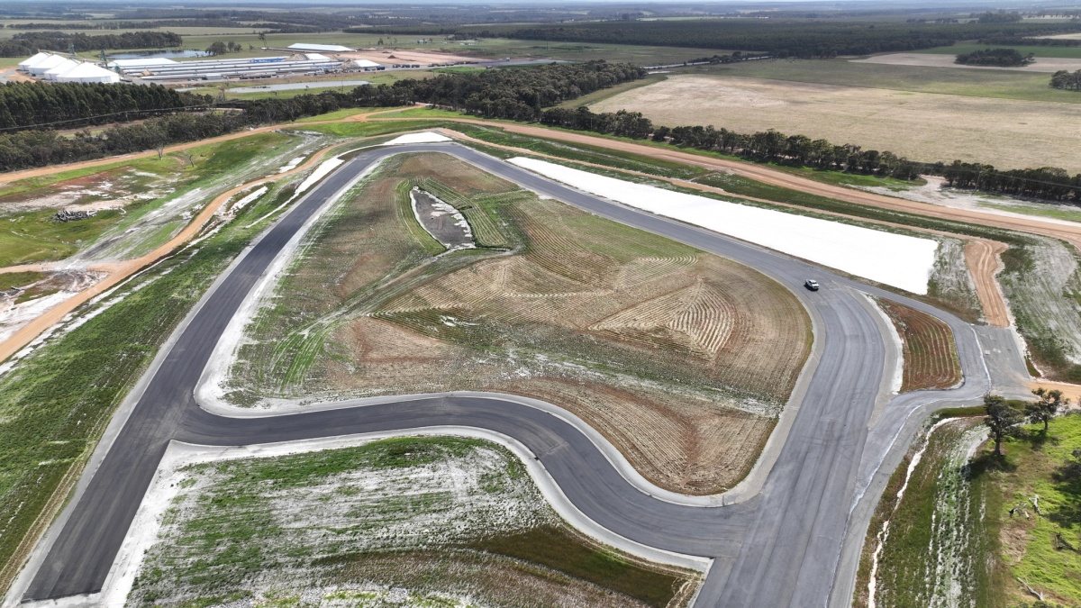 First stage of new Western Australian race circuit complete