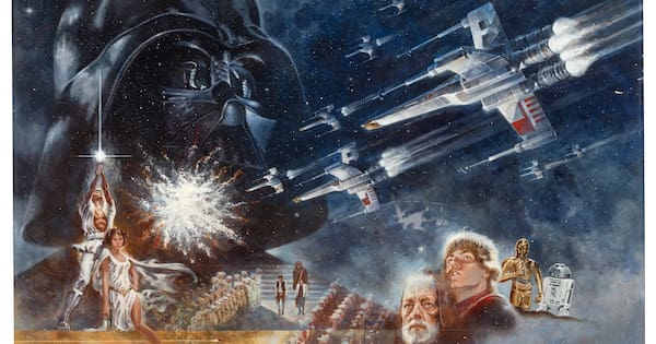 Painting that introduced Star Wars fetches NZ$6.6M at auction