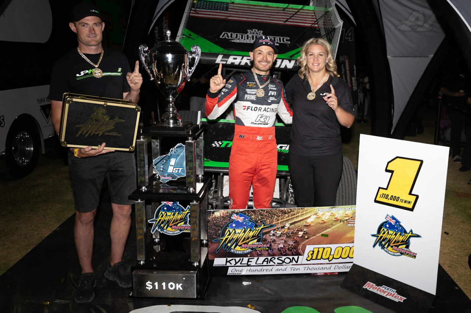 Larson charges to $110,000 High Limit win in Perth