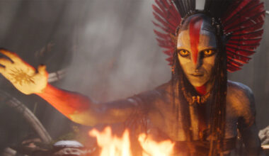 A still from Avatar Fire and Ash