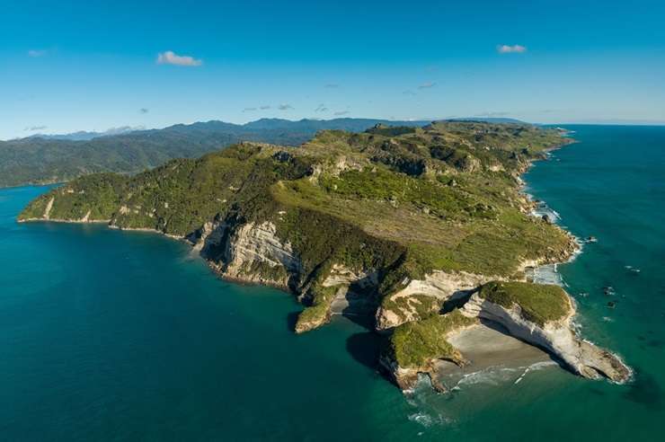 Westhaven Retreat, in Mangarākau, Tasman, attracted significant international attention but went to a Kiwi family in the end. Photo / Supplied