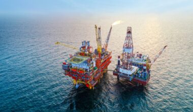 A CNOOC oilfield in Bohai Sea Photo: Courtesy of CNOOC