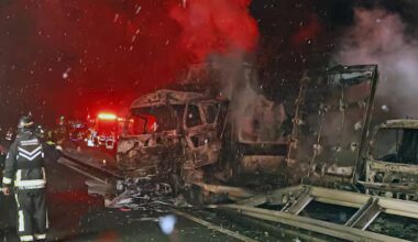Massive Japan highway crash kills two people, injures 26