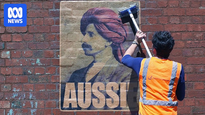 'Aussie' poster in Adelaide vandalised with white supremacist message