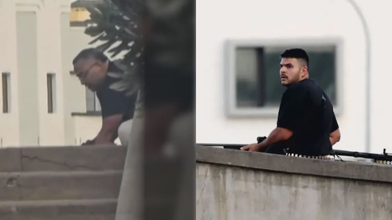 Naveed Akram, 24, and his father, 50-year-old Sajid Akram, are accused of using long-arm guns to fire at a crowd of people.