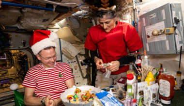 9 festive ISS holiday celebrations through the years