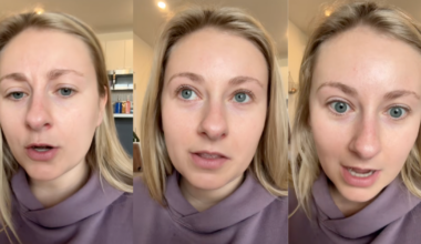 woman talking to tiktokkers