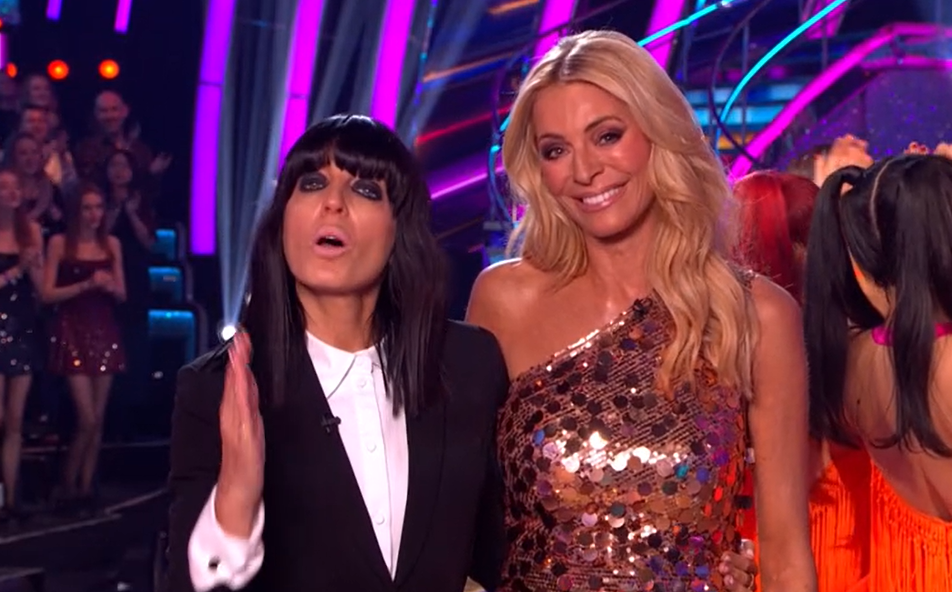 Claudia Winkleman and Tess Daly