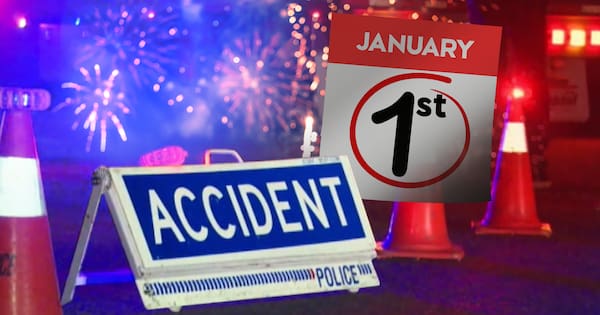 New Year's Day by far the most dangerous for early morning crashes