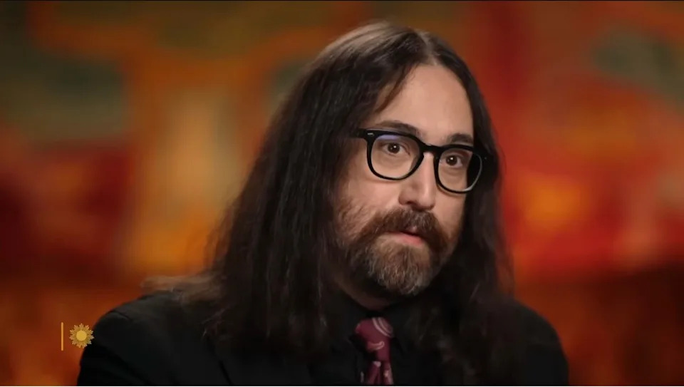 Sean Ono Lennon during his interview on “CBS Sunday Morning.” CBS Sunday Morning