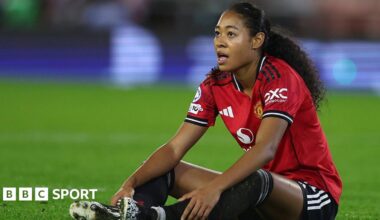 Jayde Riviere reacts during the game